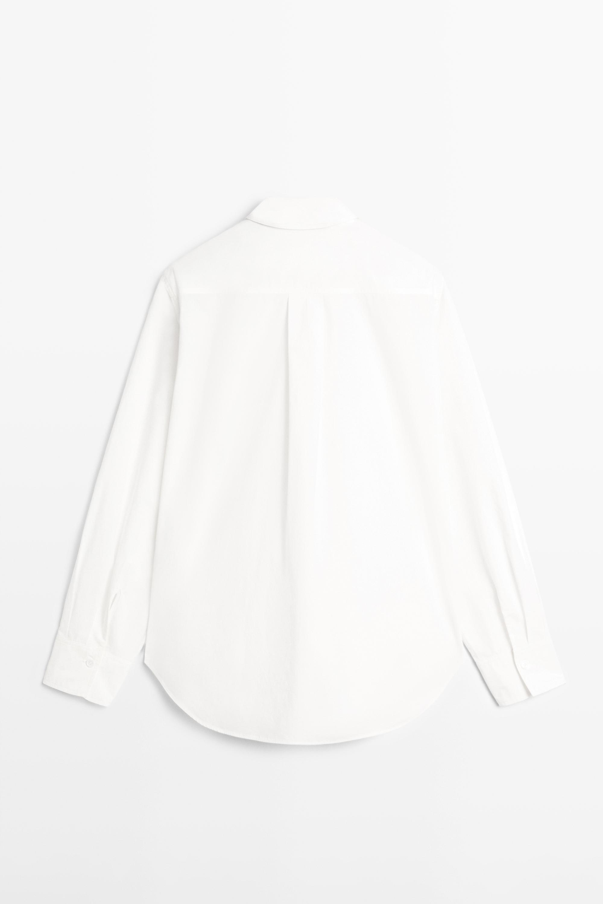 Chemise en popeline 100 % coton