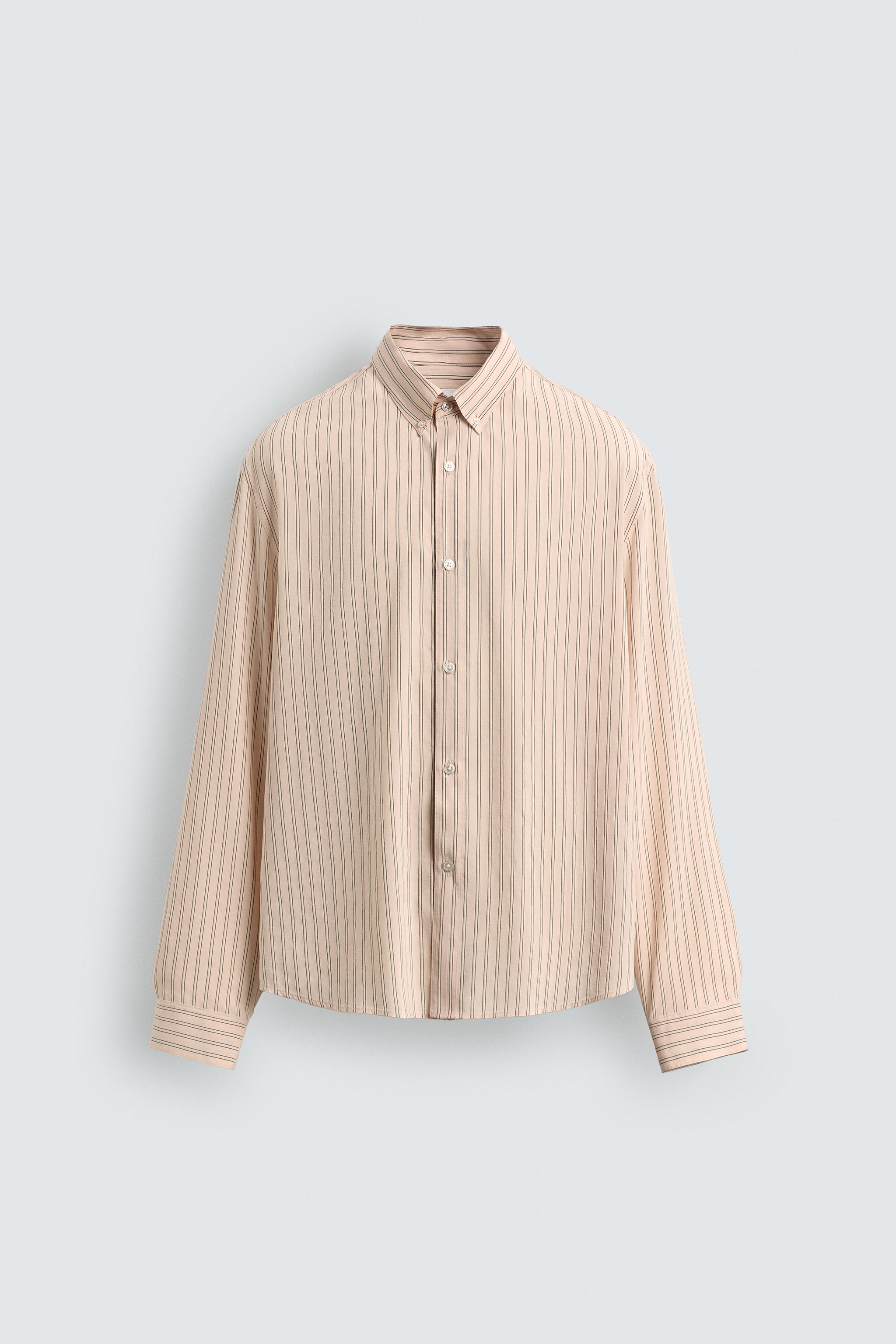 RELAXED FIT STRIPED SHIRT
