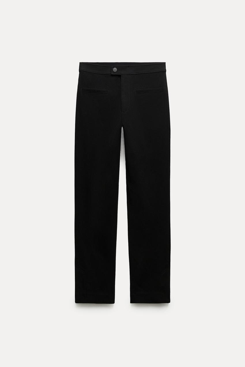 HIGH WAIST 80'S SKINNY JEANS ZW COLLECTION - Black
