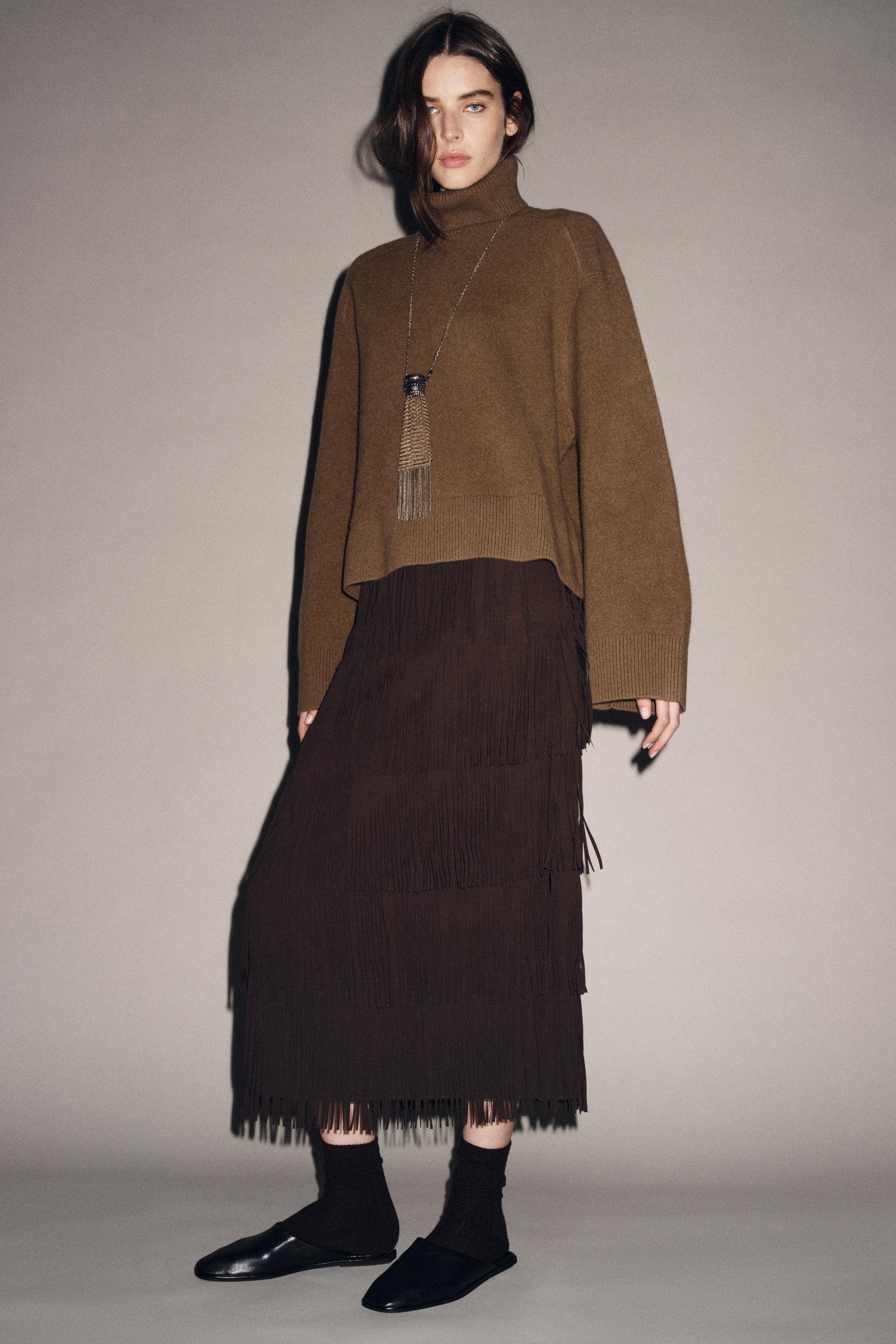 レディーススカート フリンジ | ZARA 日本