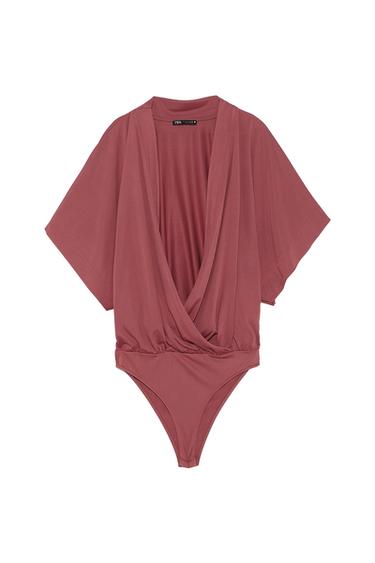 CAPE SLEEVE BODYSUIT