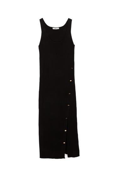 KNIT DRESS WITH BUTTONS
