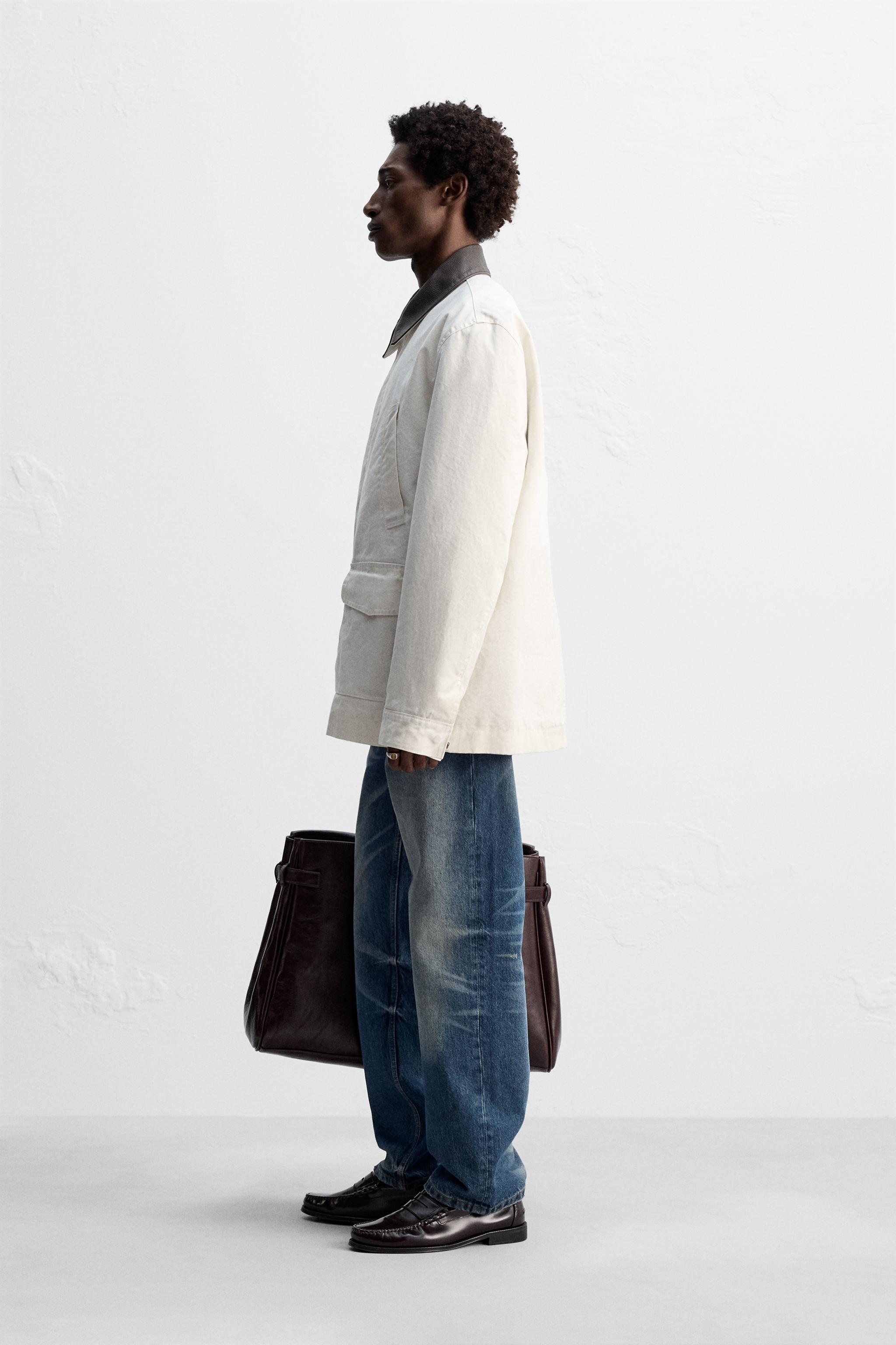WASHED POCKET OVERSHIRT - Blue | ZARA United States