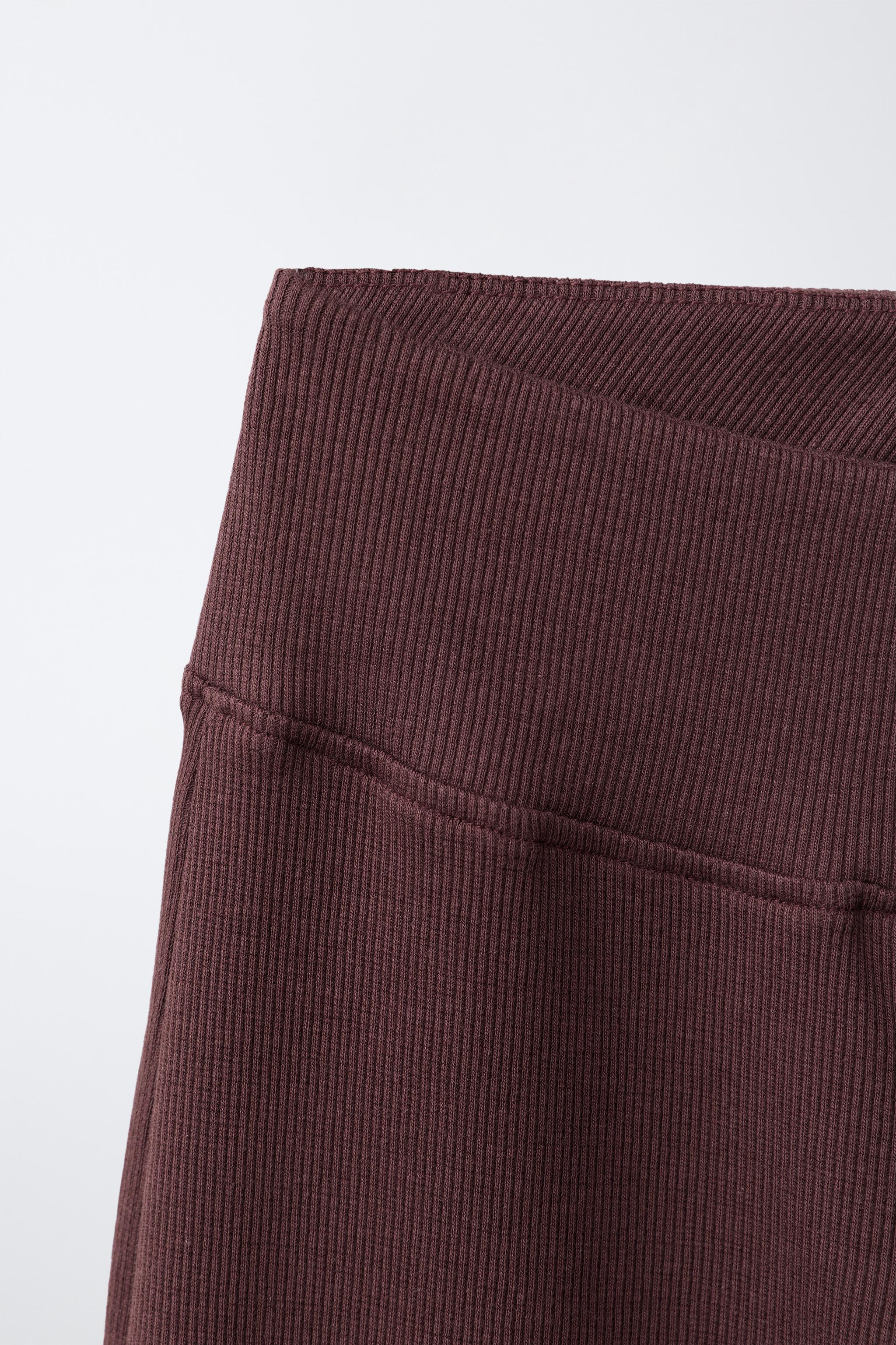 Детские брюки Zara RIBBED TOP AND STRAIGHT PANTS SET — фото 8