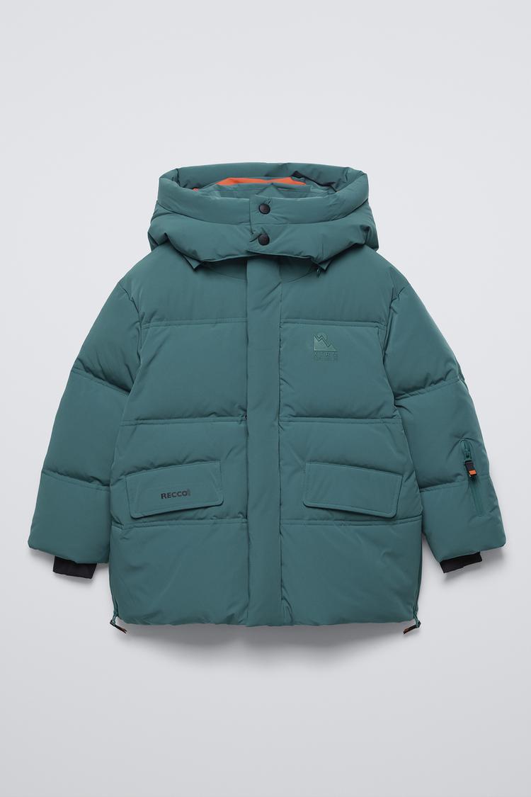Zara Giubbotto Zara Piumino Verde Cappotto Invernale Parka Zara