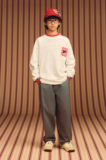 ホースプリントTシャツホワイトZaraのホースプリントTシャツ - ホワイト 