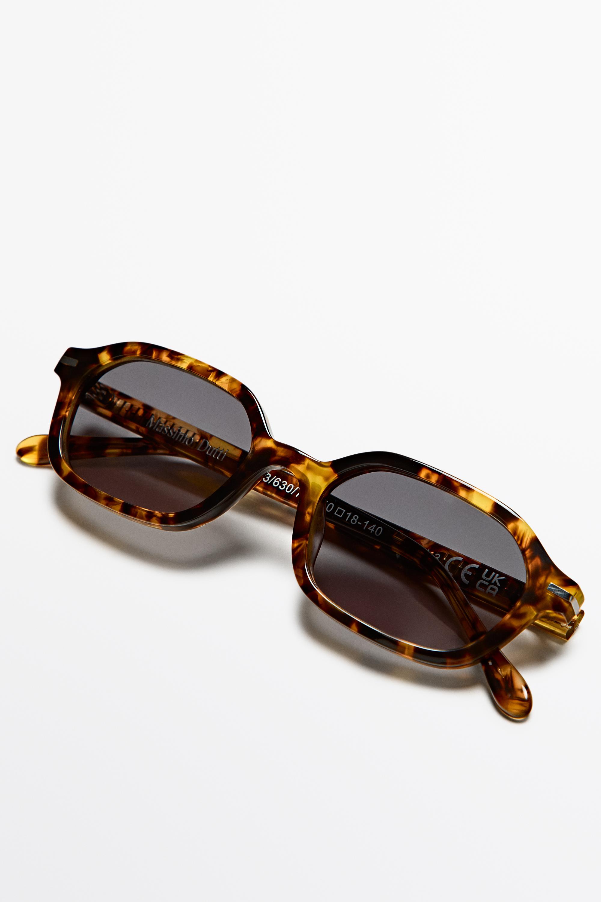 Square tortoiseshell sunglasses
