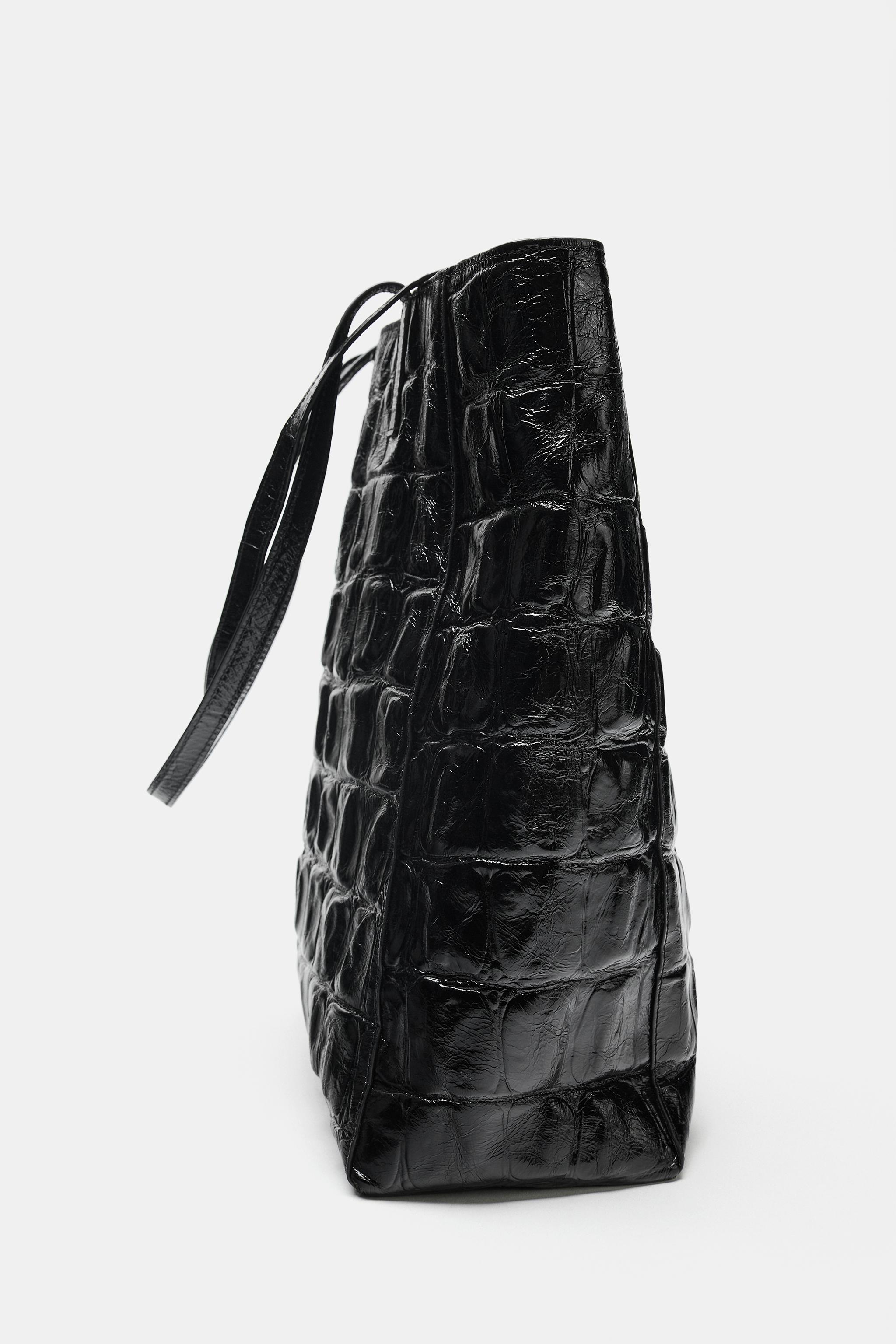 SAC SHOPPER IMPRIMÉ CUIR