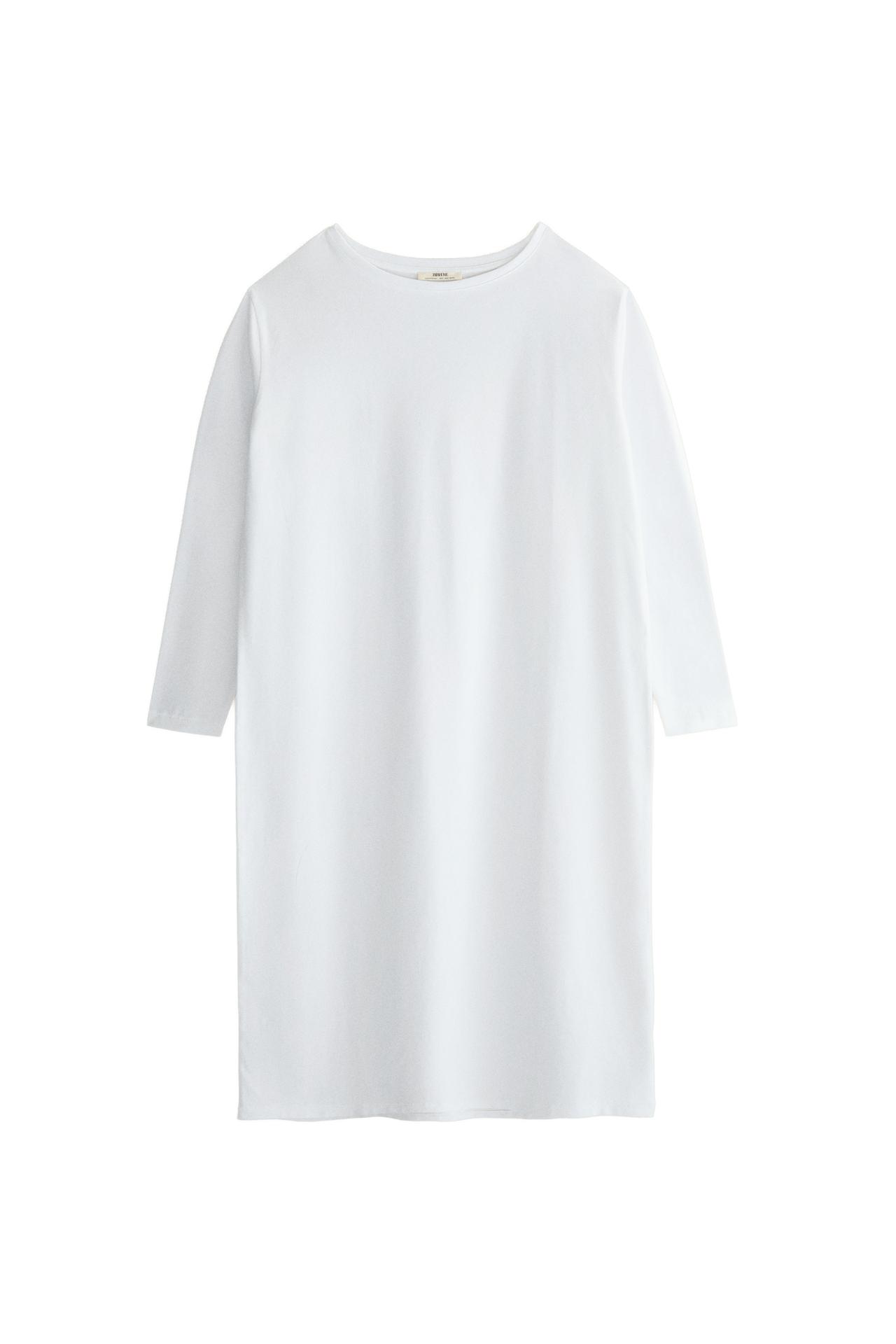 ХЛОПКОВАЯ НОЧНАЯ СОРОЧКА С ДЛИННЫМИ РУКАВАМИ