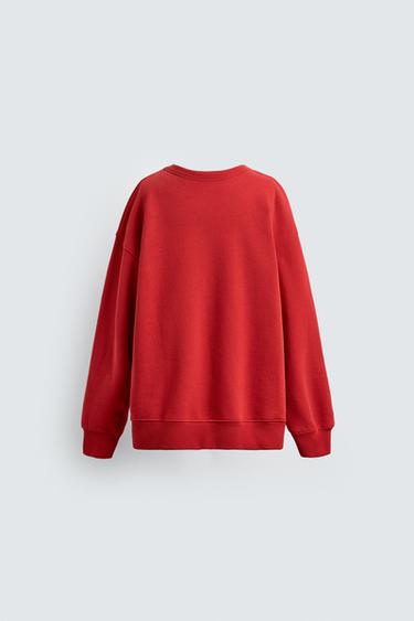 SWEAT-SHIRT MINNIE + MICKEY MOUSE HARRY LAMBERT FOR ZARA X DISNEY - Rouge de Zara - Image 1