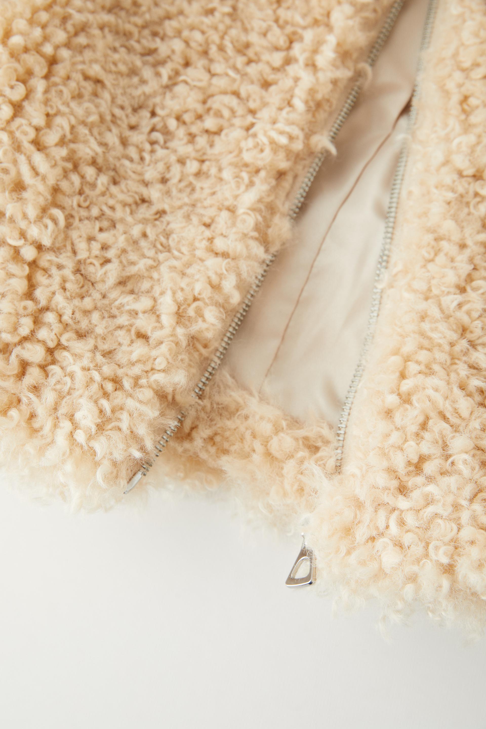 FAUX SHEARLING JACKET SNOW COLLECTION - Beige