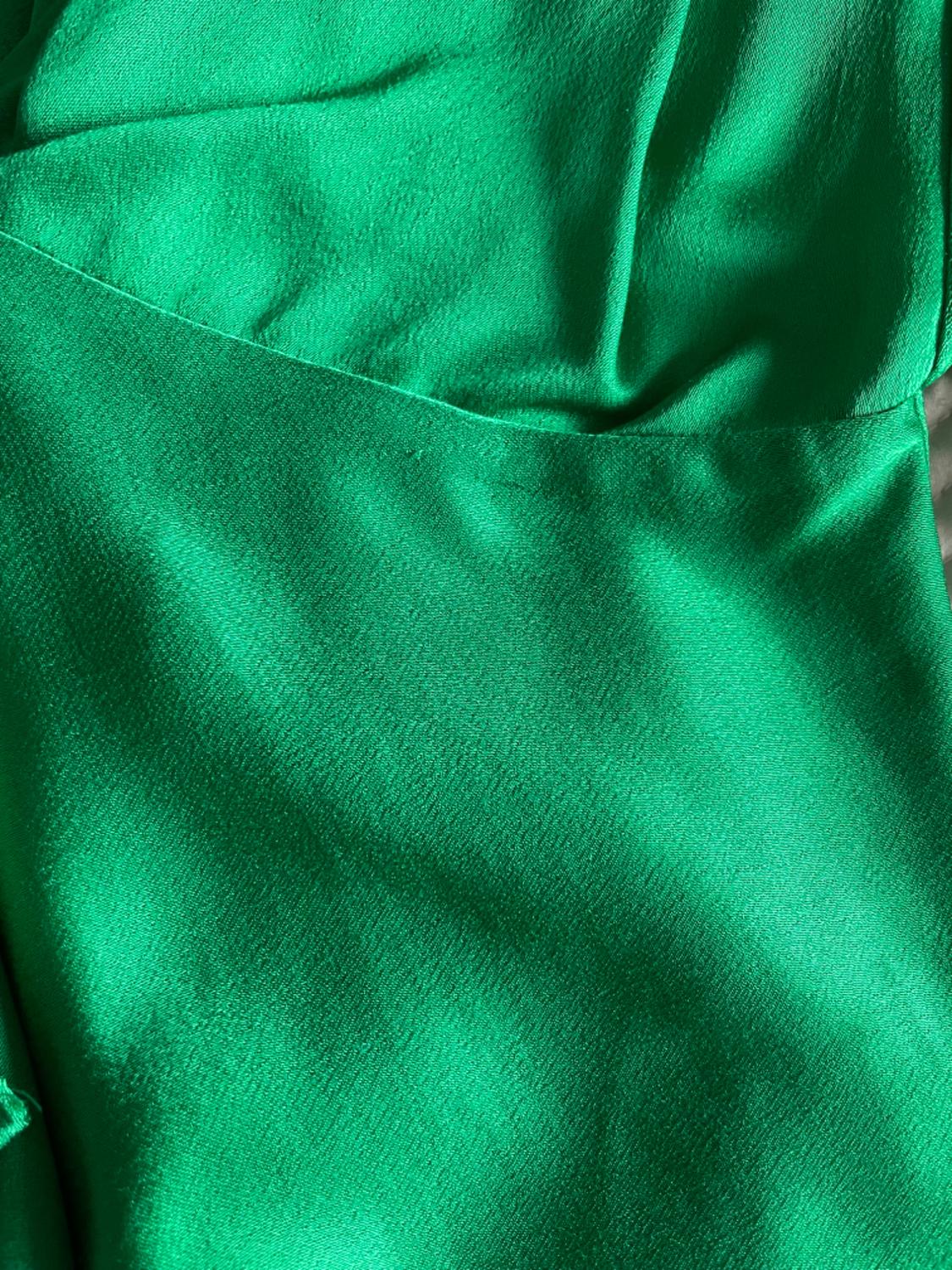 SATIN WRAP BLOUSE - Image 4