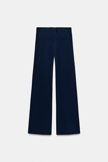 PANTALON TAILLE HAUTE ZW COLLECTION - Bleu marine de Zara - Image 5