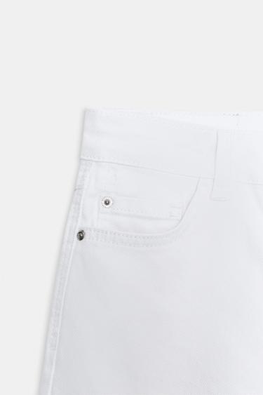 Z1975 HIGH-WAIST COMFORT CULOTTES - White by Zara - Image 9