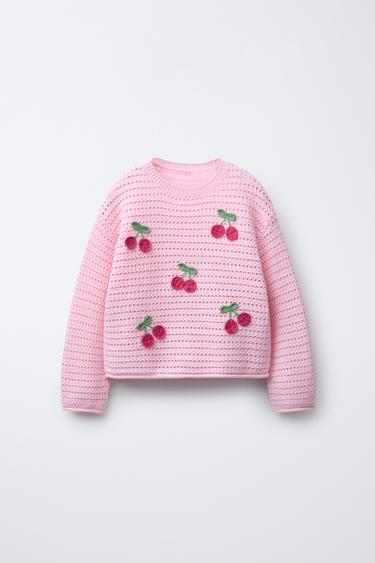 JERSEY PUNTO CEREZAS - Rosa de Zara