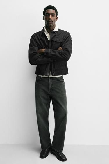 MOCASSIM DE COURO VESTIR - Preto da Zara - Imagem 0