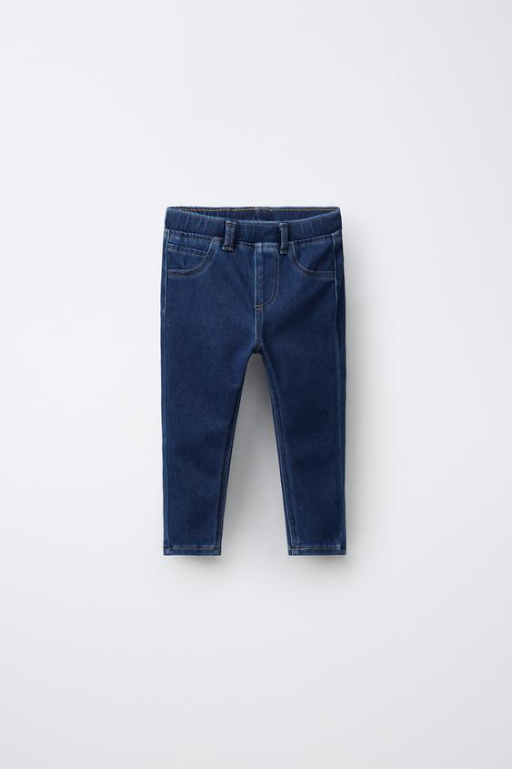 DENIM LEGGINGS - Mid-blue by Zara - Image 0