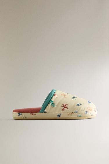 CHILDREN'S MICKEY & MINNIE ©DISNEY MULE SLIPPERS - Жовтий Zara