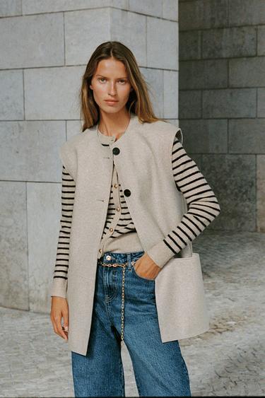 COLETE COMPRIDO SOFT - Cru da Zara
