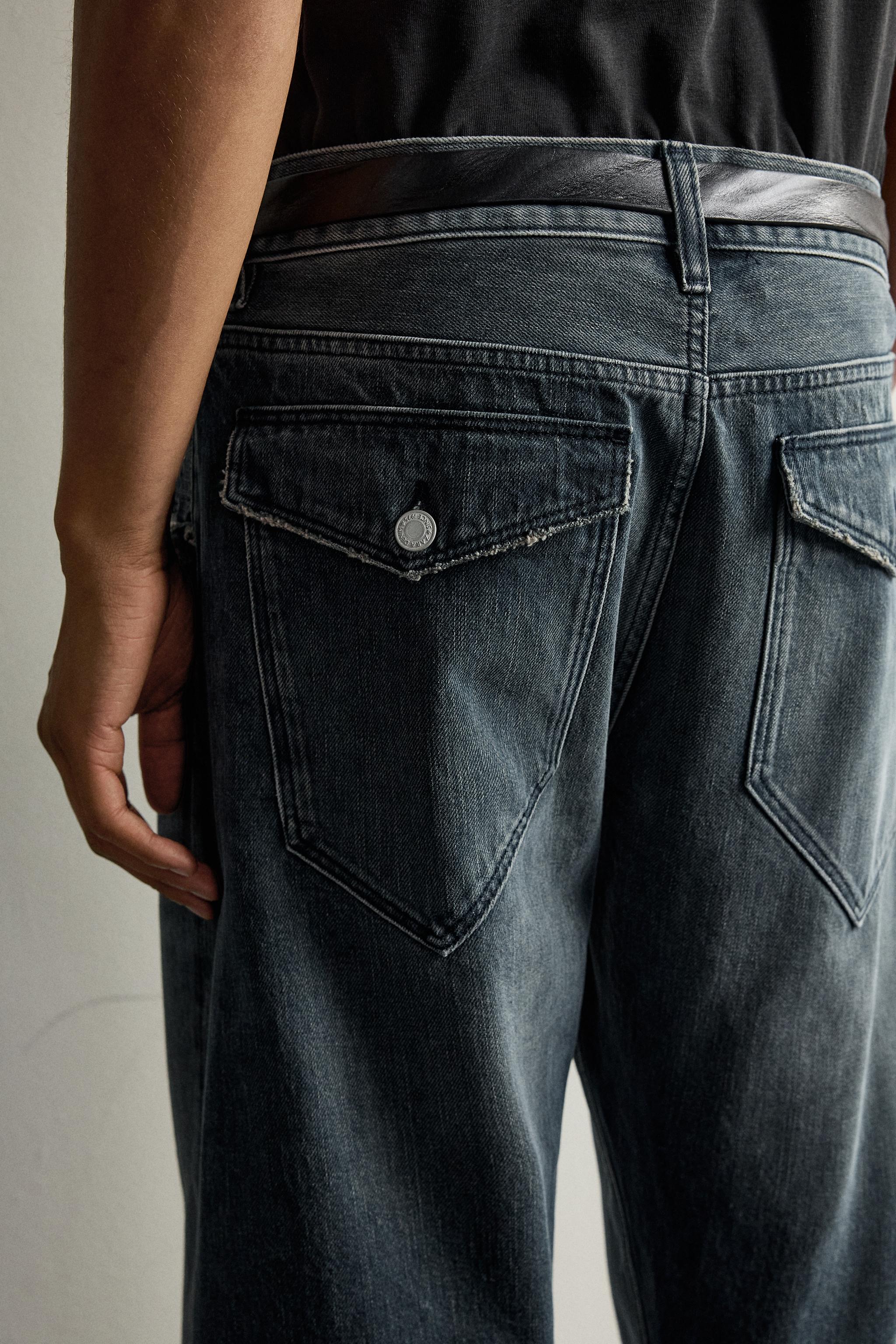 JEANS LOOSE FIT COSTURA GIRADA