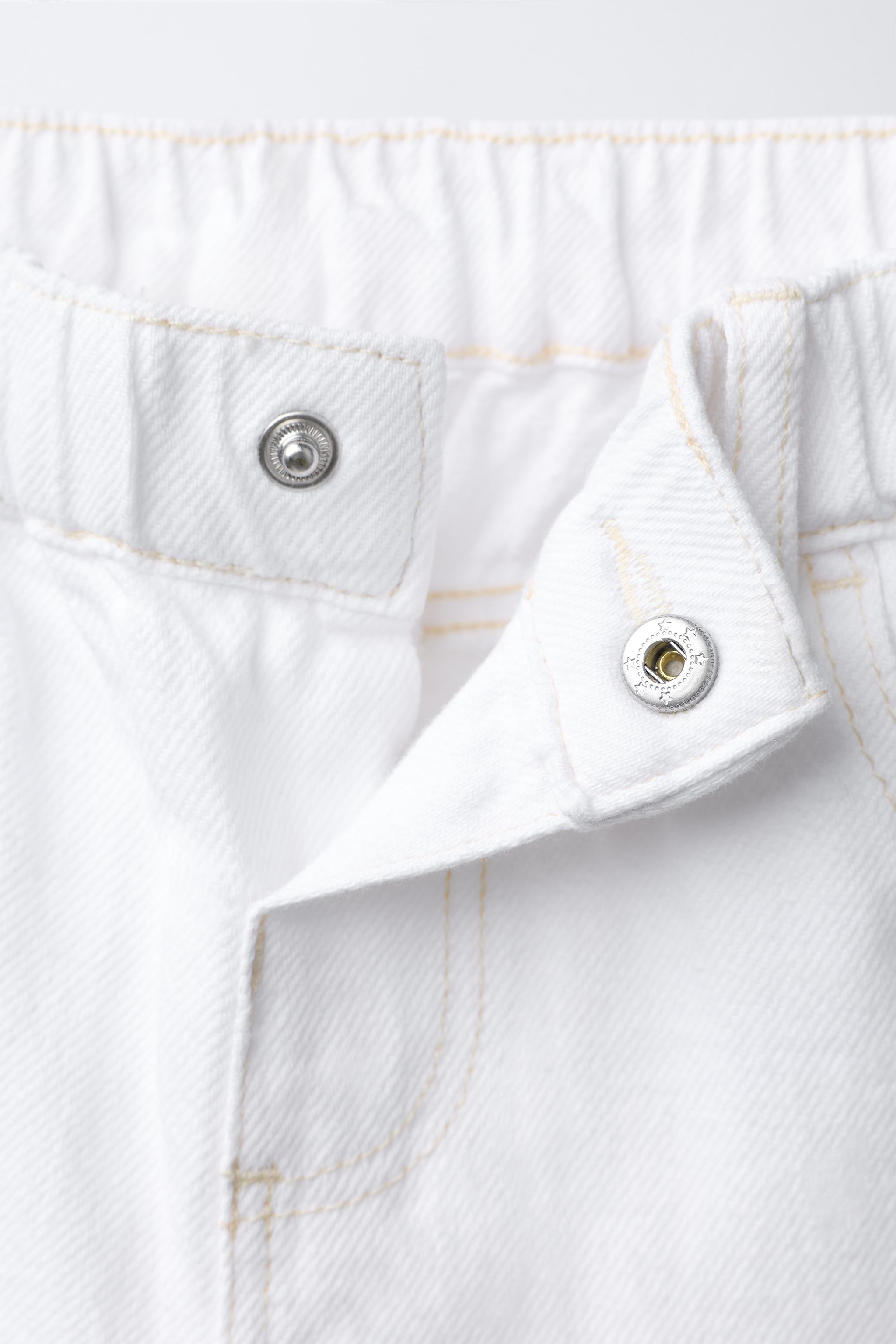 JUPE-CULOTTE EN JEAN À VOLANTS