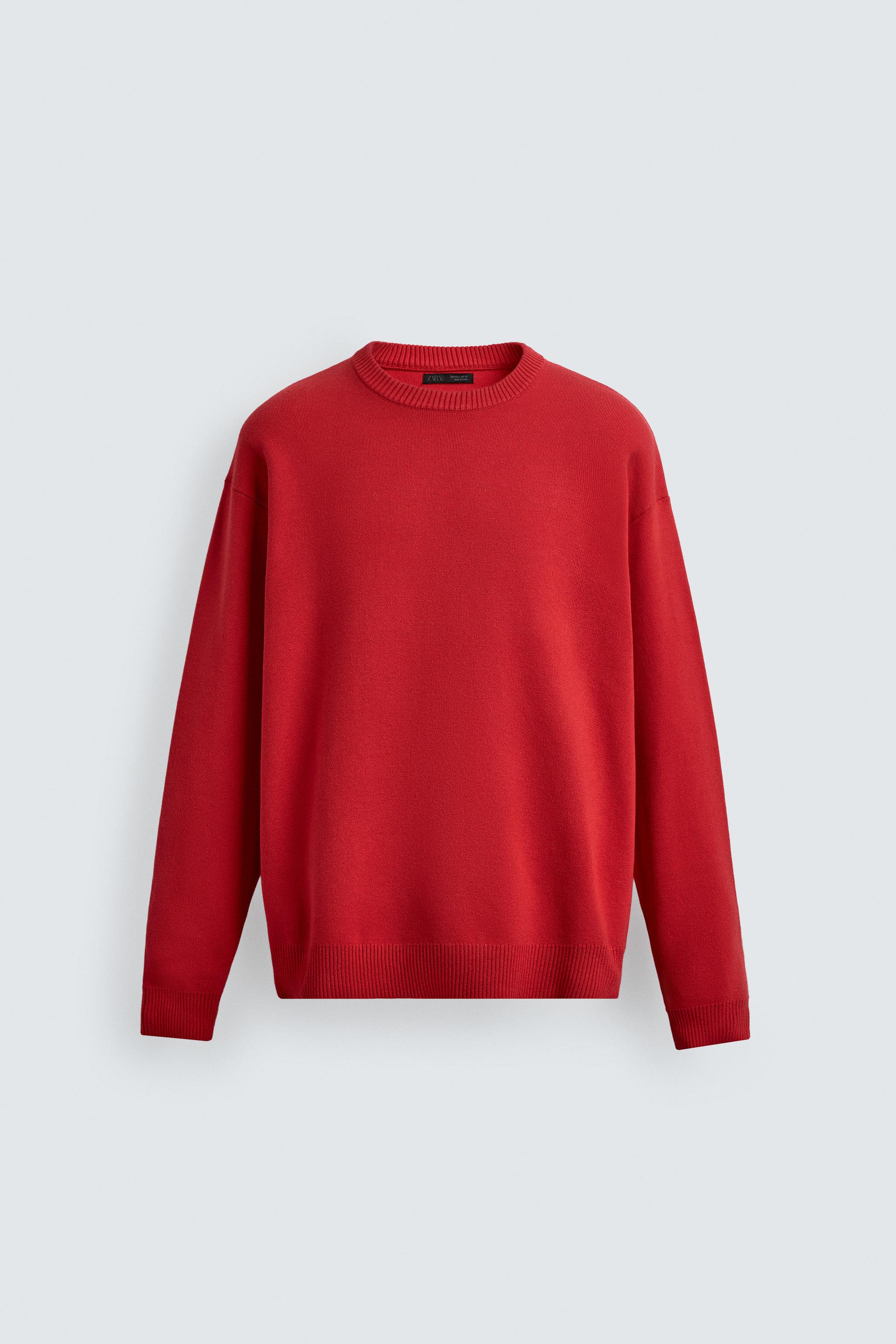 ソフトレギュラーフィットセーター - レッド | ZARA Japan / 日本