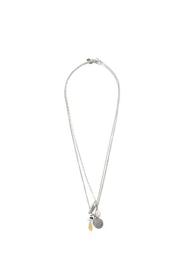 CADENAS ABALORIOS  COMBINADOS PACK 2 - Plata de Zara