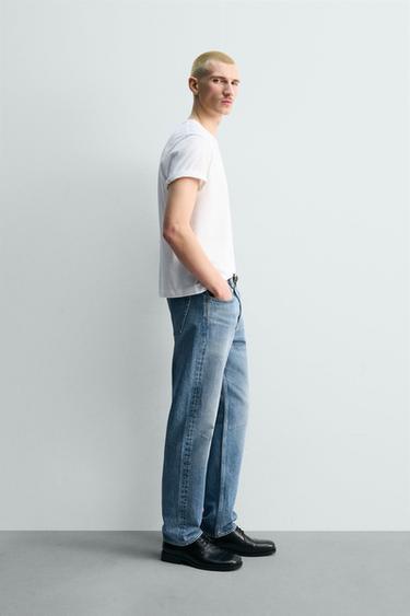 REGULAR FIT T-SHIRT - White by Zara - Image 3