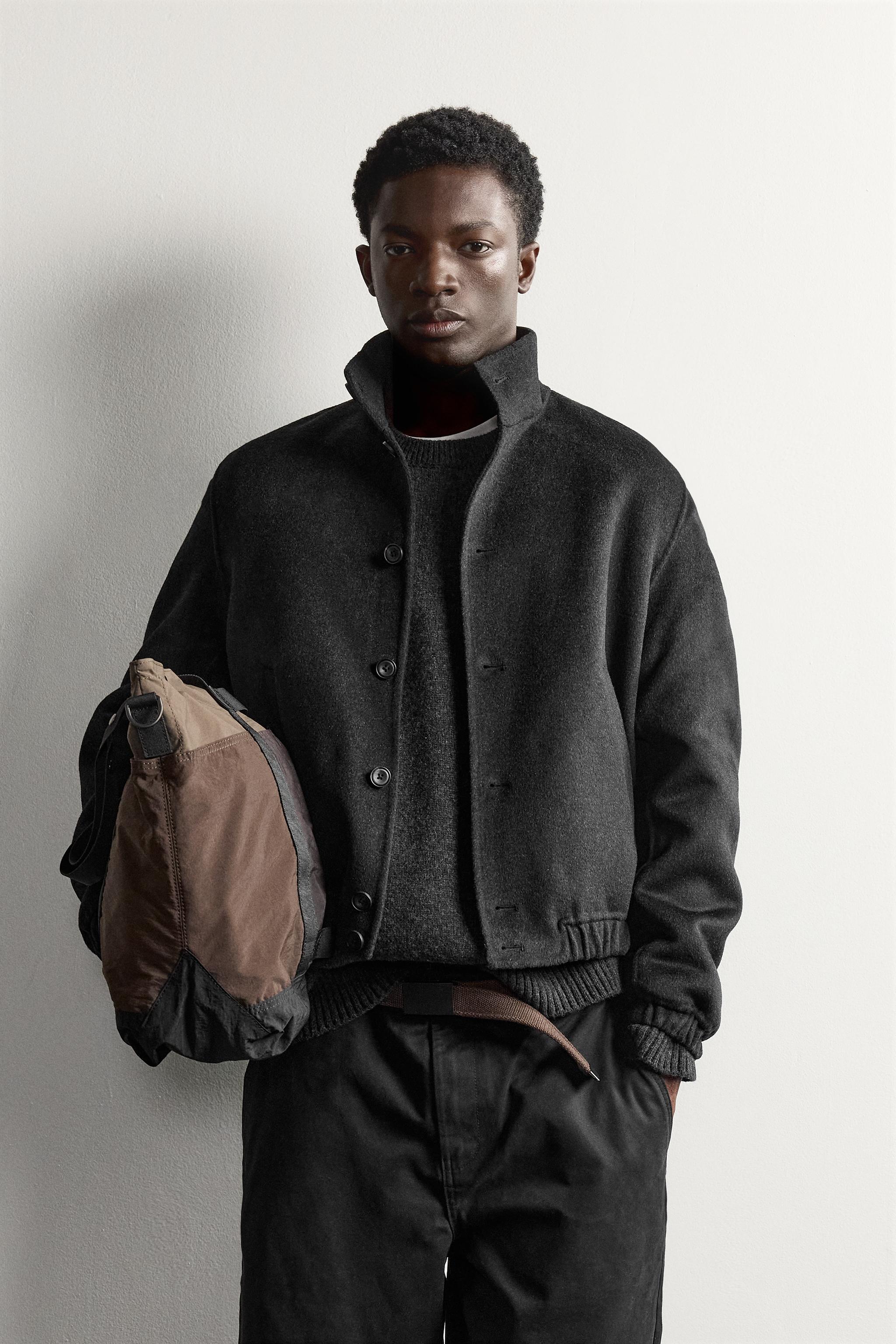 BLOUSON DOUBLE FACE AVEC LAINE