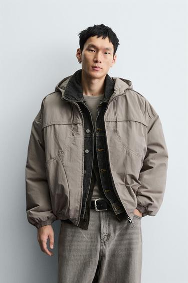 TECHNICAL PADDED JACKET - Grey by Zara