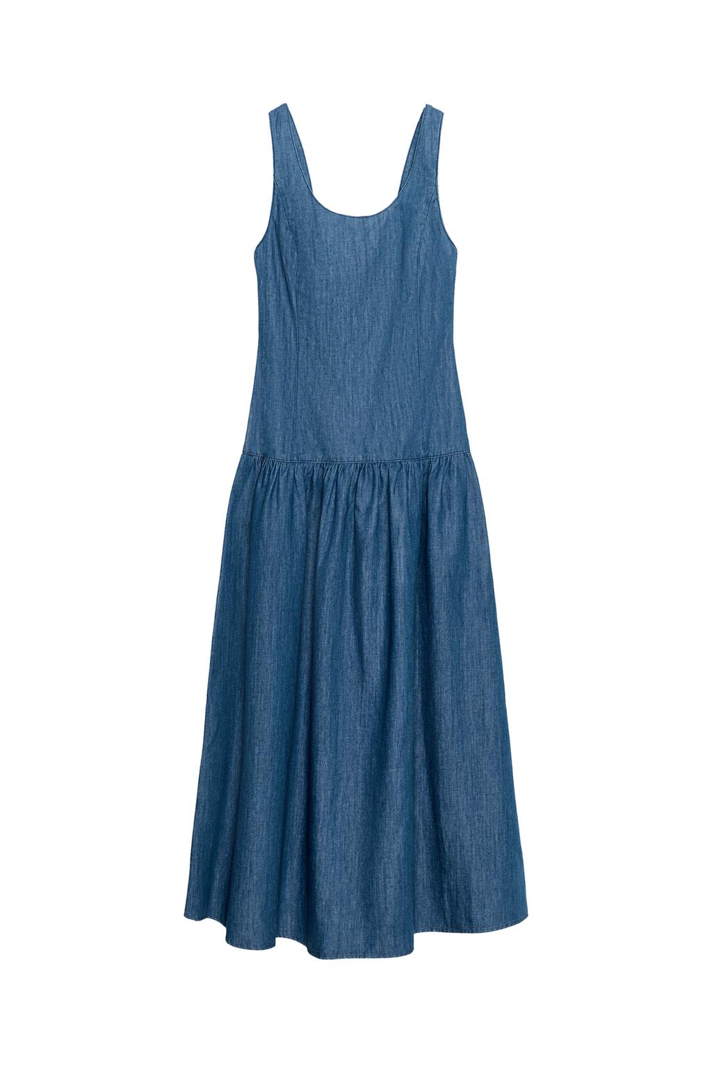 MIDI CAPE SKIRT DRESS - image 3