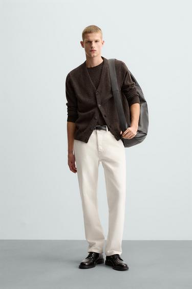 CÁRDIGAN LANA - Marrón de Zara - Imagen 0