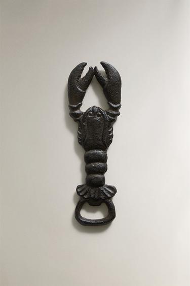 OUVRE-BOUTEILLE HOMARD EN FONTE - Rouille de Zara - Image 0
