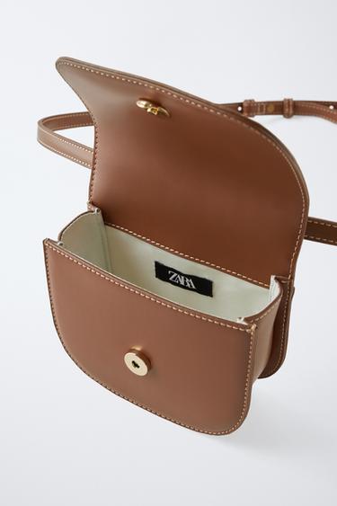 MINI SAC BANDOULIÈRE - Blanc écru de Zara - Image 3