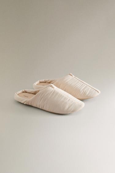 MULES SEMELLE CUIR - Beige de Zara - Image 1