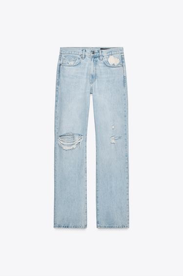 JEAN ZW COLLECTION DROIT TAILLE NORMALE - Bleu clair de Zara - Image 5