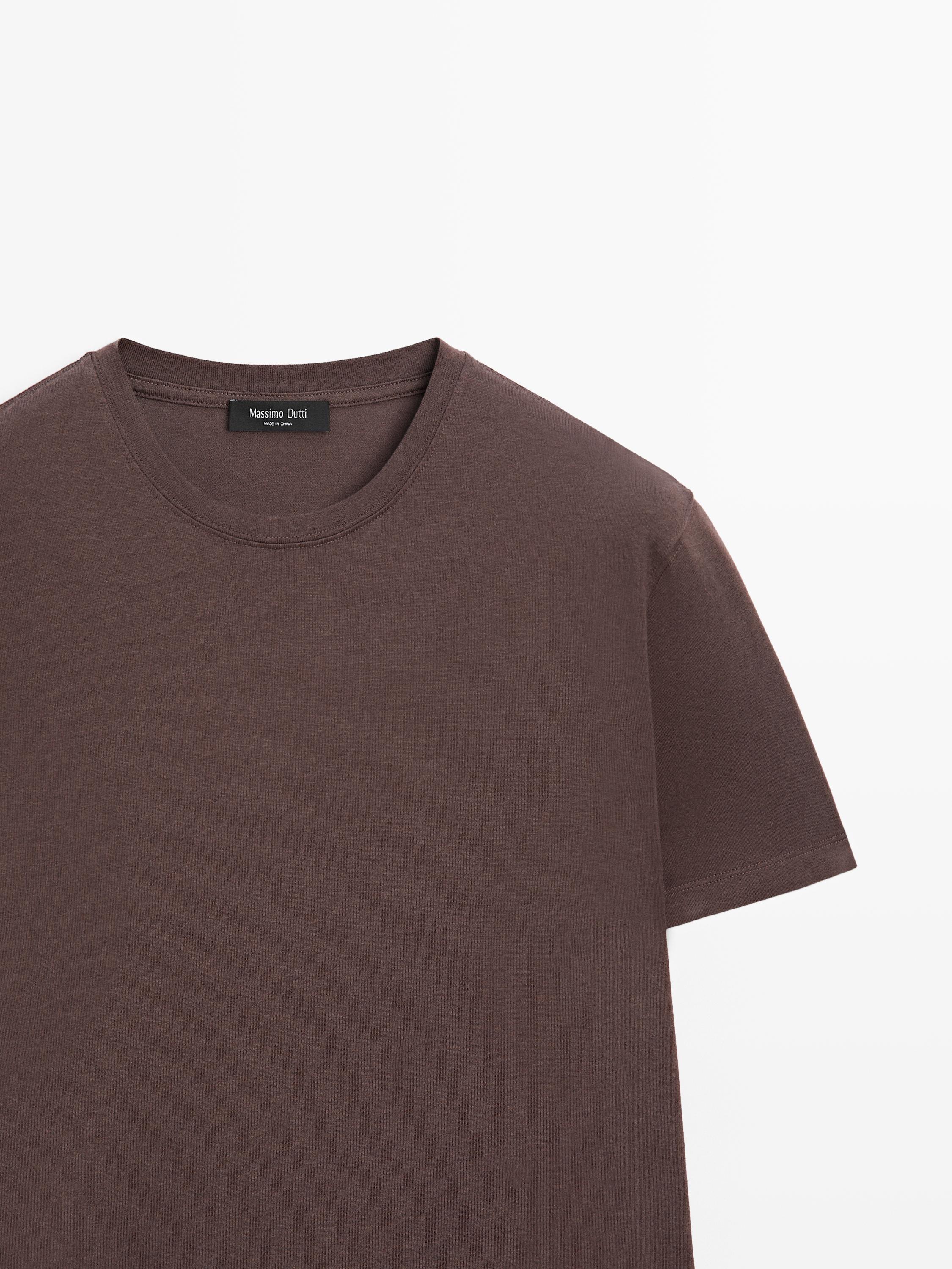 T-shirt à manches courtes en coton mélang