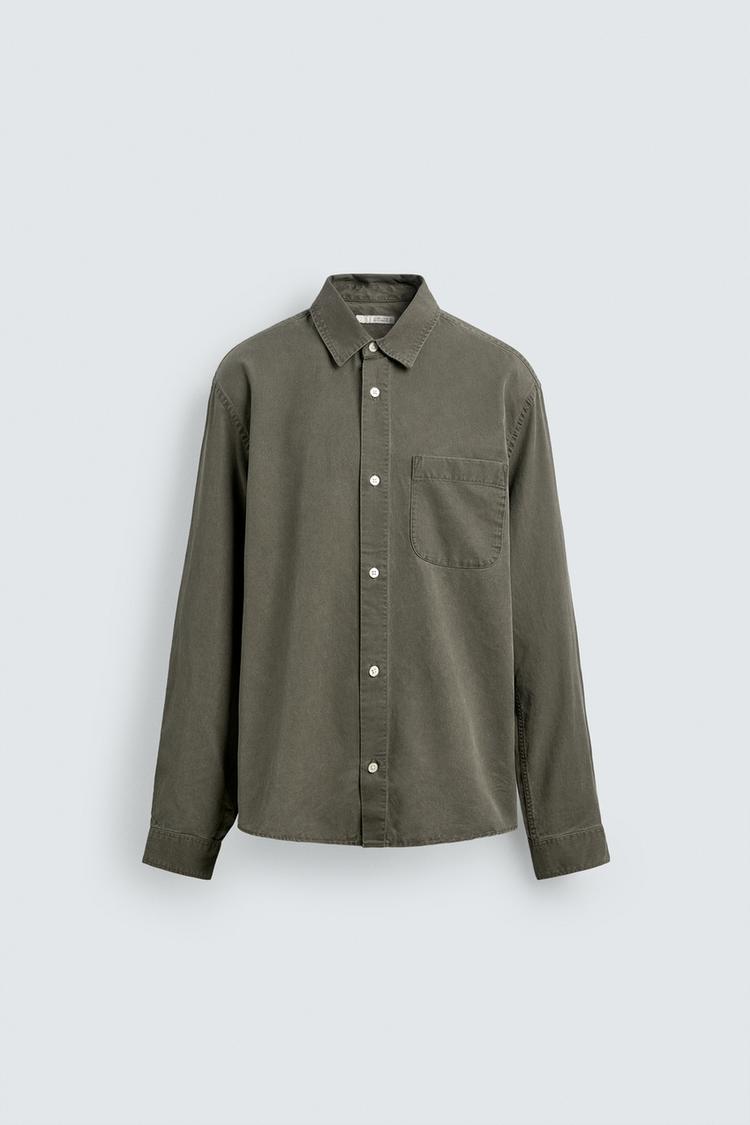 ZARA WASHED FLOWING SHIRT