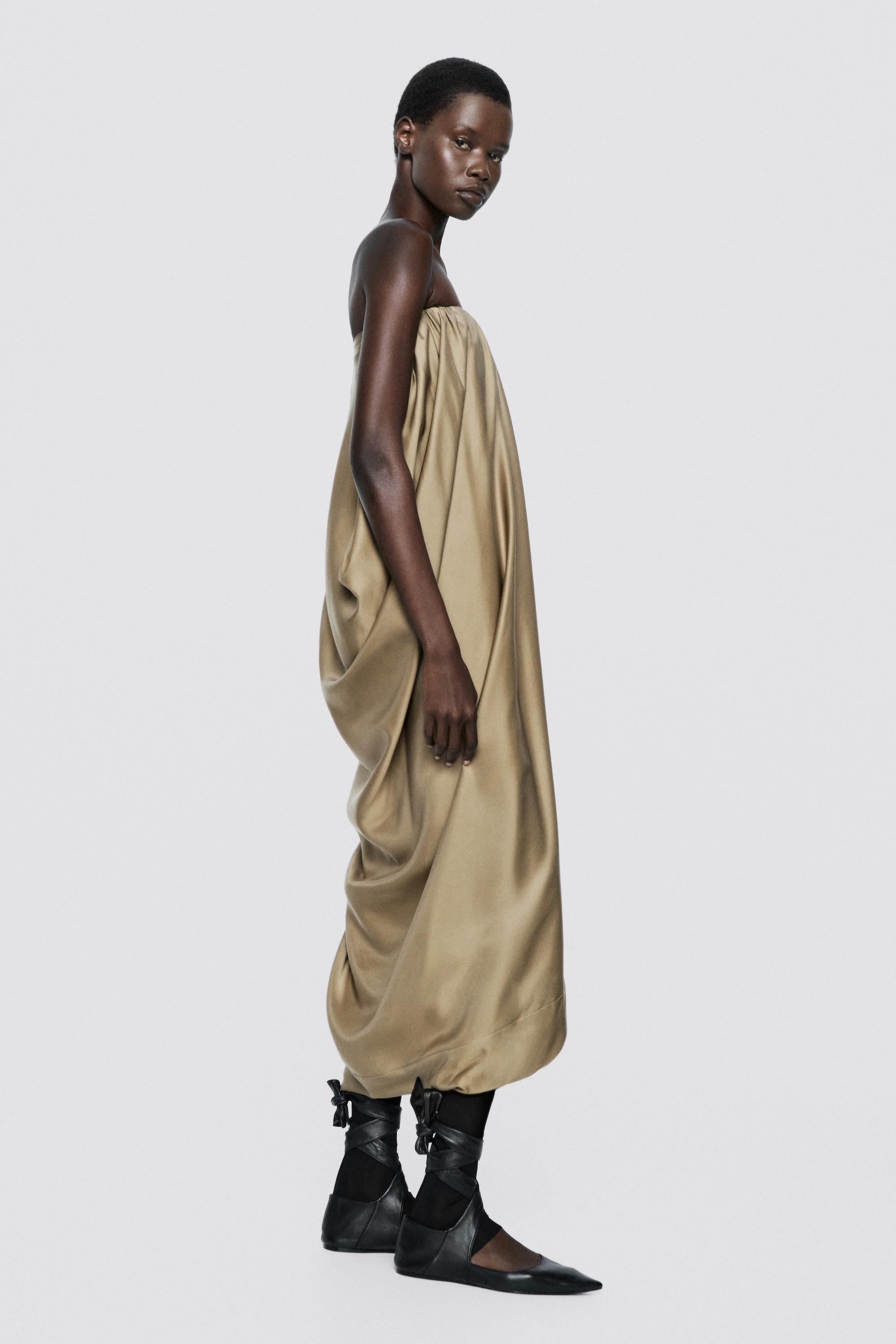 Strapless gathered dress - LIMITED EDITION