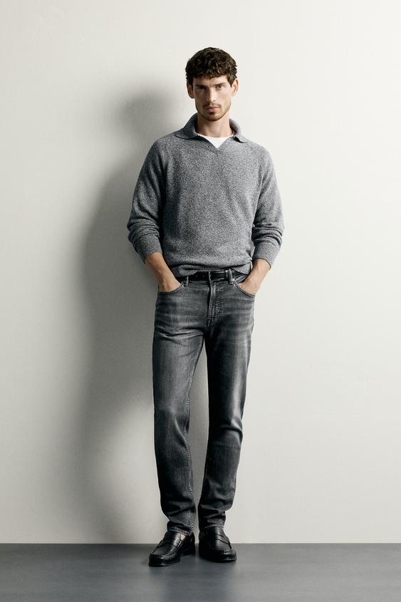 BASIC SLIM FIT JEANS - Grey by Zara - Image 0