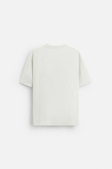 @RAFAEL MOURA PHOTO T-SHIRT - Pearl grey by Zara - Image 6
