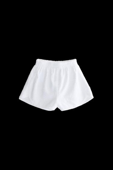 FROTTEE-SHORTS EXTRA WEICH - Weiß von Zara - Bild 0