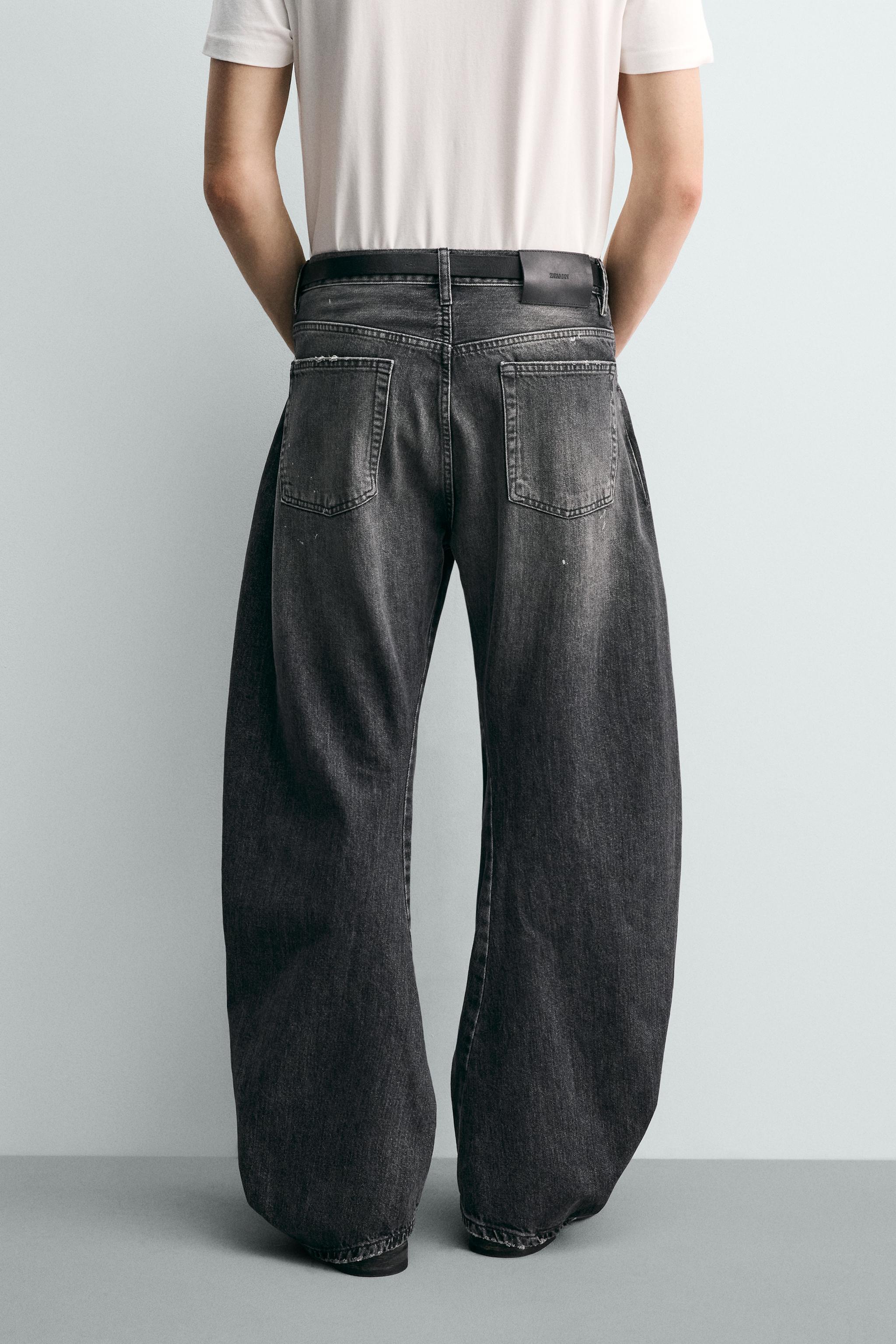 JEAN BARREL FIT COUTURES TOURNÉES