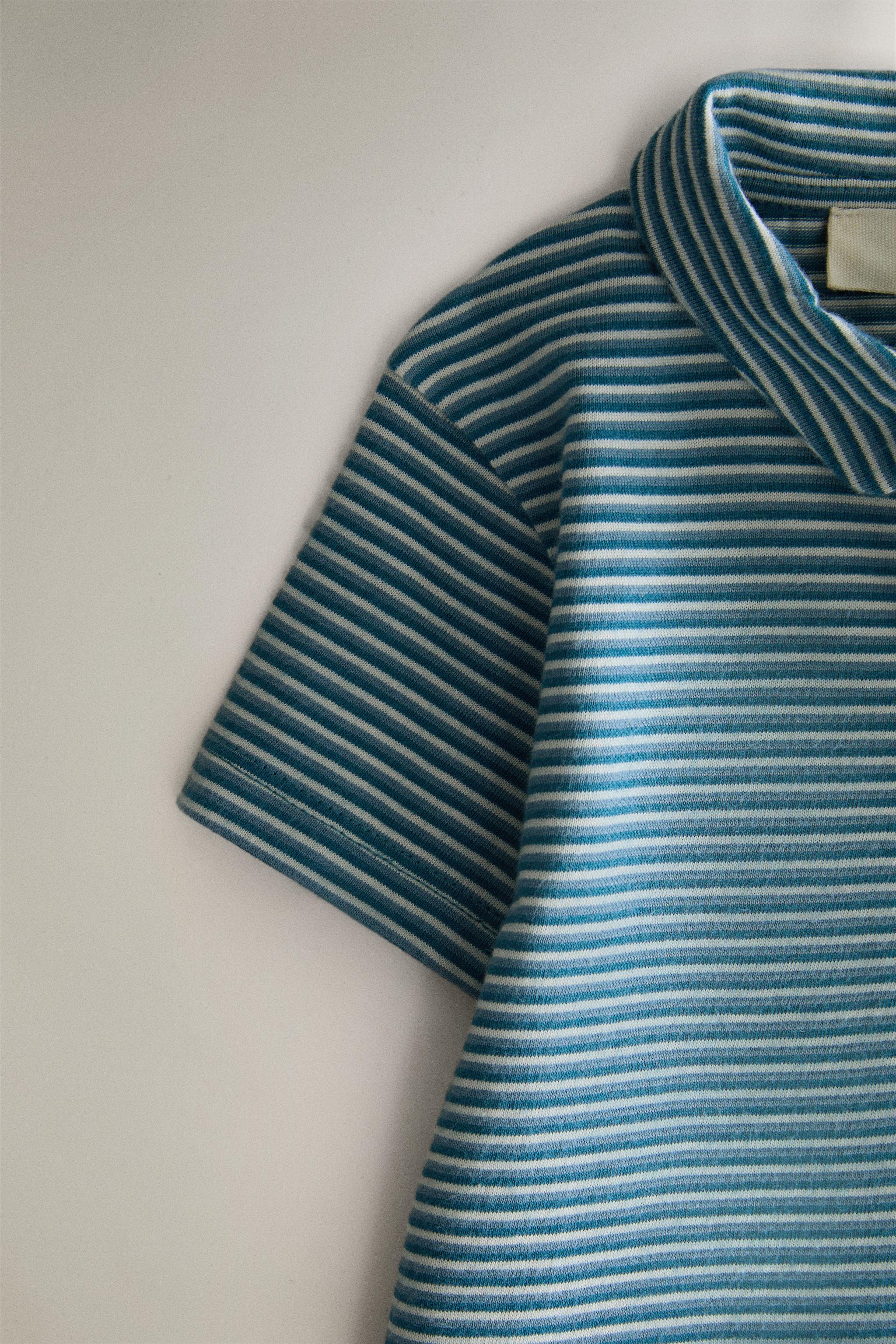 キッズ ストライプ ロンパース - ブルー | ZARA Japan / 日本