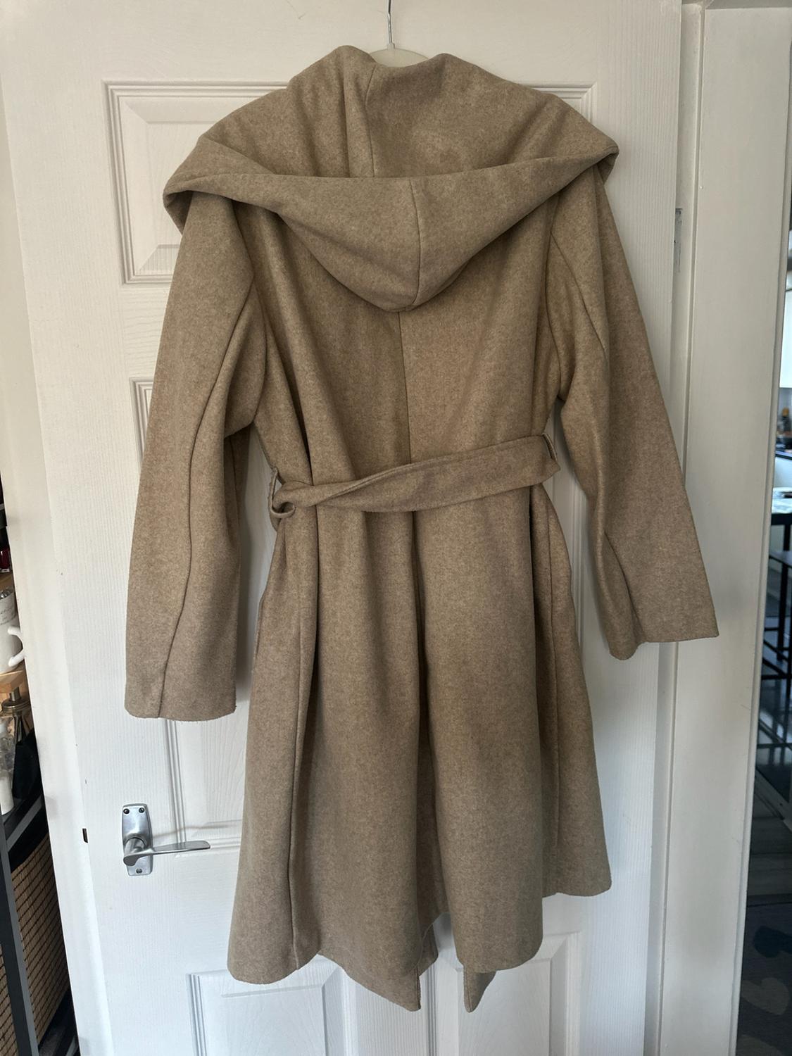 SOFT COAT WITH HOOD - Image 4