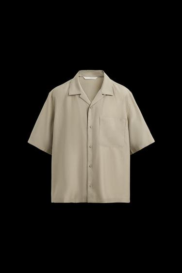 CAMISA FLUIDA RELAXED FIT - Oliva de Zara