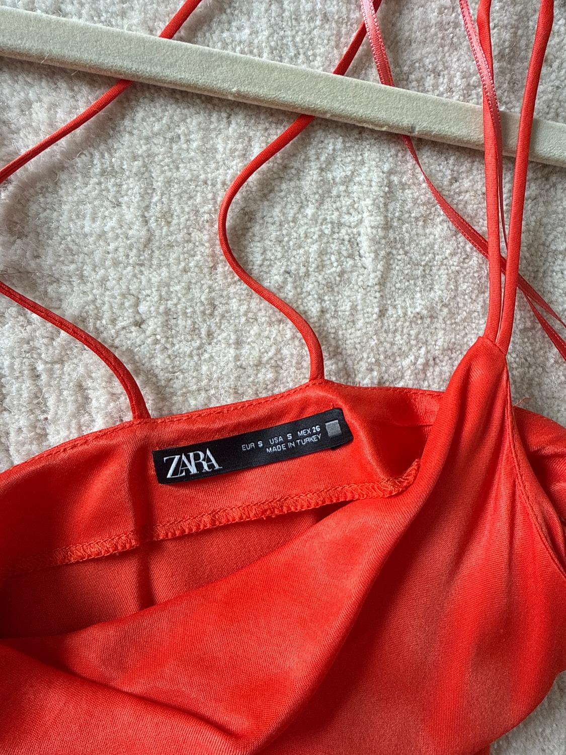 BURNT ORANGE MINI DRESS - Image 3