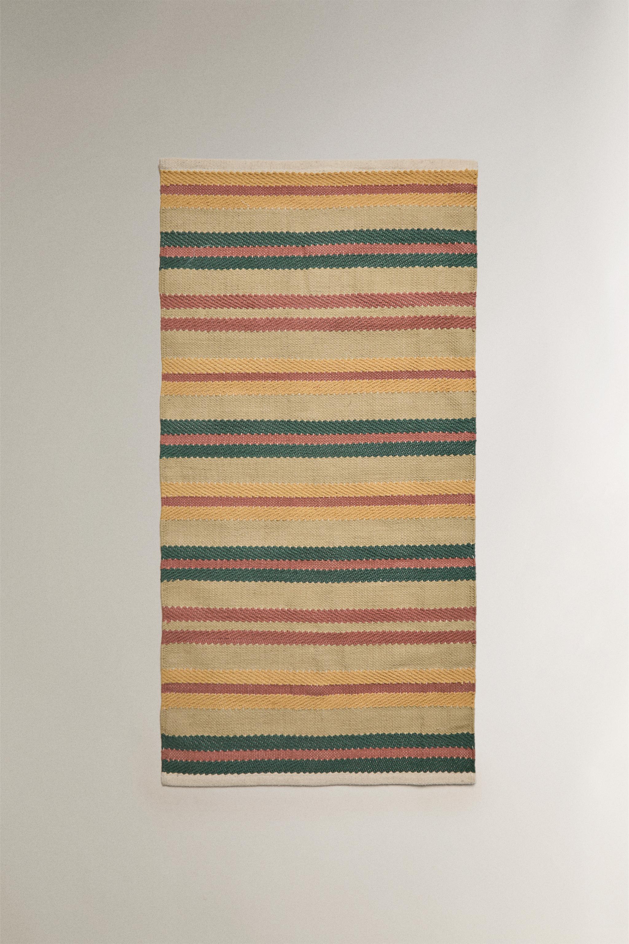 STRIPED AREA RUG