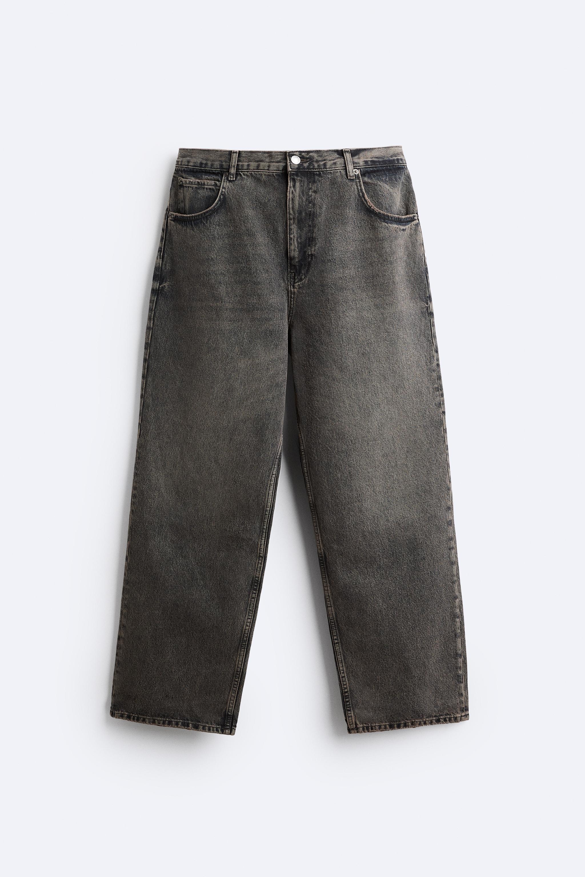 Dark gray baggy jeans Outlet