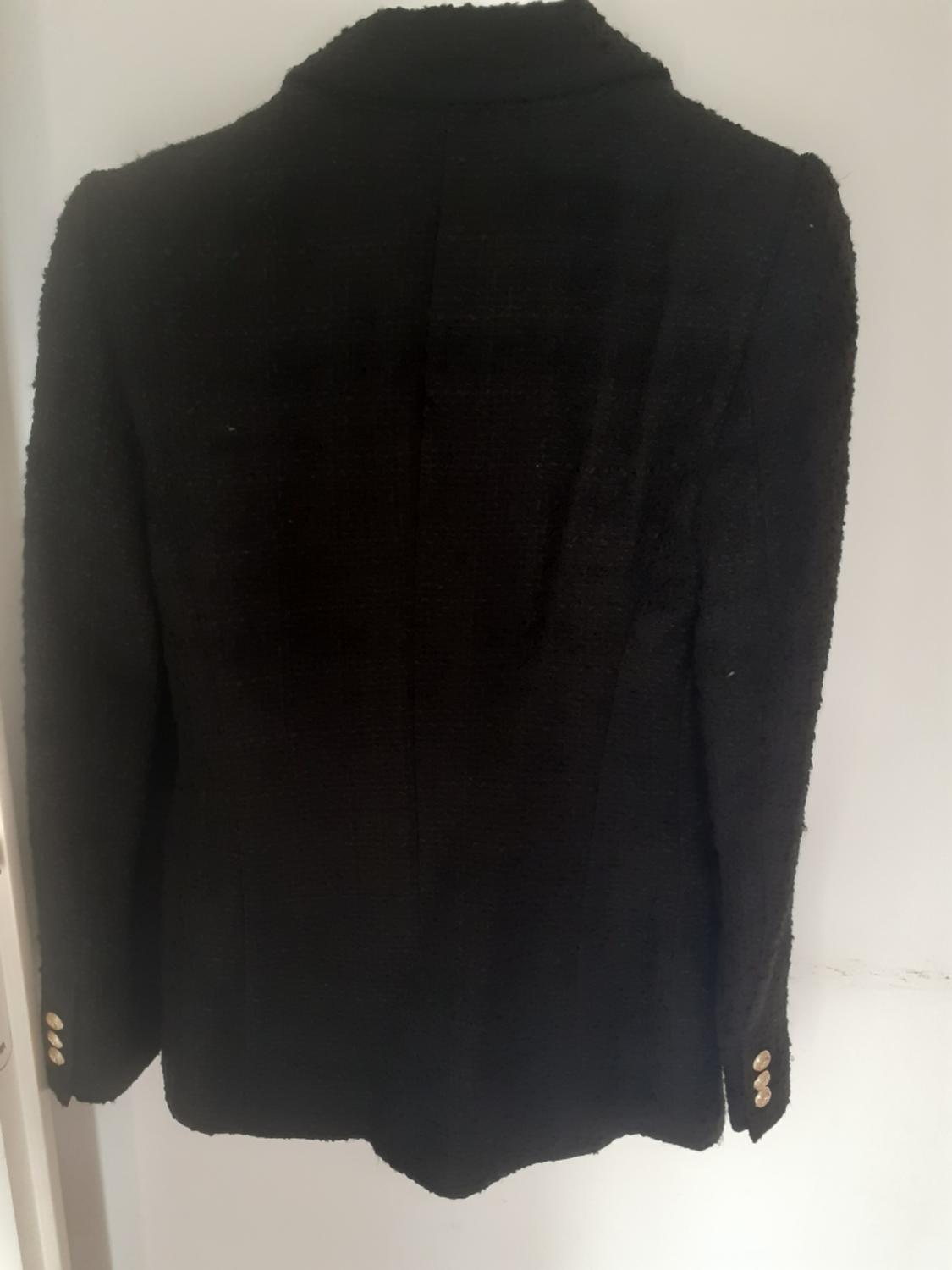 TEXTURED BLAZER WITH BUTTON DETAILS - Image 3